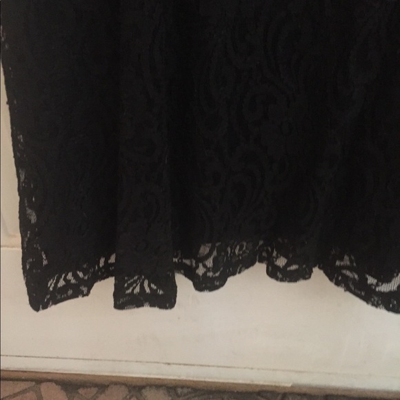 VINTAGE Little Black Dress; Sexy, Lacy Short Dress, Size 8 - Picture 8 of 12
